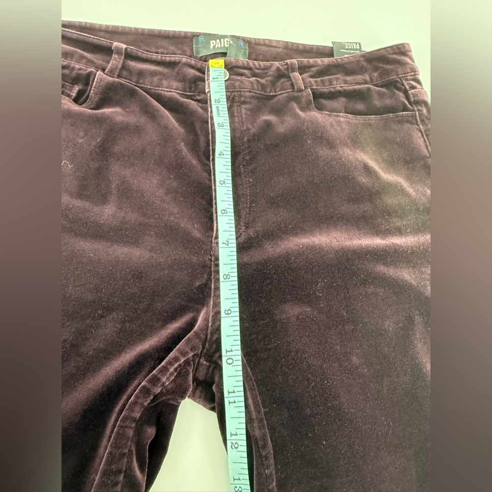 PAIGE Rich Plum Trousers - Picture 10 of 11